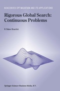 Cover: Rigorous Global Search: Continuous Problems - Springer