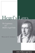 Cover: Hegel's Laws - Stanford University Press
