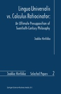Cover: Lingua Universalis vs. Calculus Ratiocinator: - Kluwer Academic Publishers