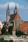 Cover: St. James&acute;s Church in Rothenburg ob der Tauber - Deutscher Kunstverlag