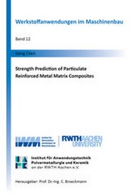 Enlarge image Cover: Strength Prediction of Particulate Reinforced Metal Matrix Composites - Shaker