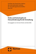 Cover: Risiko und Katastrophe als Herausforderung f&uuml;r die Verwaltung - Nomos