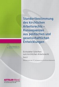 Abbildung von: Eichstätter Schriften zum kirchlichen Arbeitsrecht - KETTELER-Verlag GmbH