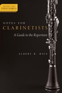 Cover: Notes for Clarinetists - Oxford University Press Inc