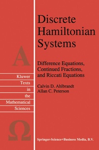 Abbildung von: Discrete Hamiltonian Systems - Kluwer Academic Publishers
