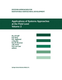 Enlarge image Cover: Applications of Systems Approaches at the Field Level - Springer