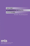 Cover: Music Classification Systems - Scarecrow Press