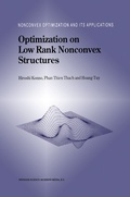 Bild: Optimization on Low Rank Nonconvex Structures - Springer