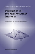 Cover: Optimization on Low Rank Nonconvex Structures - Springer