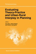 Cover: Evaluating Theory-Practice and Urban-Rural Interplay in Planning - Springer