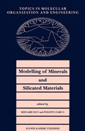 Cover: Modelling of Minerals and Silicated Materials - Kluwer Academic Publishers