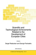 Cover: Scientific and Technological Achievements Related to the Development of European Cities - Springer