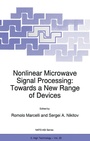 Cover: Nonlinear Microwave Signal Processing: Towards a New Range of Devices - Kluwer Academic Publishers