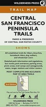 Cover: Map Central San Fran Peninsula Trails - Wilderness Press