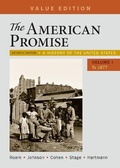 Cover: The American Promise, Volume 1 - Bedford Books