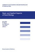 Cover: Basic and Applied Aspects of Seed Biology - Springer