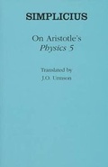 Cover: On Aristotle's "on Physics 5" - Cornell University Press