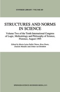 Cover: Structures and Norms in Science - Springer