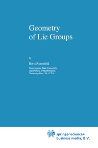 Abbildung von: Geometry of Lie Groups - Kluwer Academic Publishers
