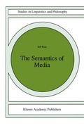 Cover: The Semantics of Media - Springer