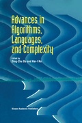 Cover: Advances in Algorithms, Languages, and Complexity - Kluwer Academic Publishers