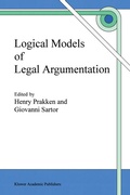 Cover: Logical Models of Legal Argumentation - Kluwer Academic Publishers