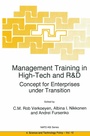 Cover: Management Training in High-Tech and R&D - Springer