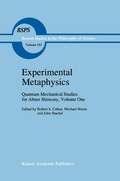 Cover: Experimental Metaphysics - Springer