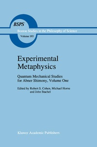 Enlarge image Cover: Experimental Metaphysics - Springer