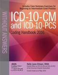 Cover: ICD-10-CM and ICD-10-PCs Coding Handbook Without Answers 2016 - Health Forum Publishing Company