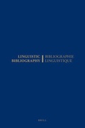Cover: Bibliographie linguistique de l'ann&eacute;e 1994/Linguistic Bibliography for the year 1994 - Kluwer Academic Publishers