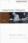 Cover: Reading Derrida / Thinking Paul - Stanford University Press