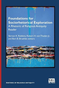 Enlarge image Cover: Foundations for Sociorhetorical Exploration - Society of Biblical Literature