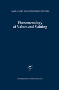 Cover: Phenomenology of Values and Valuing - Springer