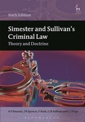 Cover: Simester and Sullivan's Criminal Law - Hart Publishing