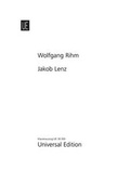 Cover: Jakob Lenz - Universal Edition