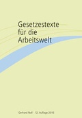 Cover: Gesetzestexte f&uuml;r die Arbeitswelt - ver.di Bildung + Beratung