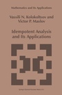 Cover: Idempotent Analysis and Its Applications - Springer