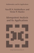 Cover: Idempotent Analysis and Its Applications - Springer