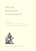 Cover: Care and Conservation of Manuscripts 12 - Museum Tusculanum Press