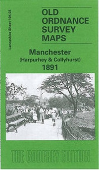 Abbildung von: Manchester (Harpurley and Colleyhurst) 1891 - Alan Godfrey Maps