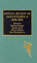 Cover: Annual Review of Jazz Studies 11: 2000-2001 - Scarecrow Press
