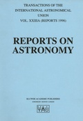 Cover: Reports on Astronomy - Springer