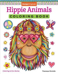 Enlarge image Cover: Hippie Animals Coloring Book - Design Originals