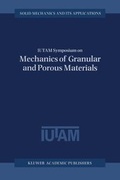 Cover: IUTAM Symposium on Mechanics of Granular and Porous Materials - Kluwer Academic Publishers
