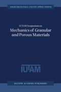 Cover: IUTAM Symposium on Mechanics of Granular and Porous Materials - Springer