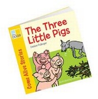 Enlarge image Cover: The Three Little Pigs Big Book - Yellow Door