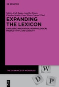 Cover: Expanding the Lexicon - De Gruyter Mouton