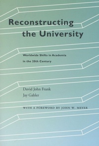Enlarge image Cover: Reconstructing the University - Stanford University Press