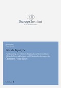 Cover: Private Equity V - Schulthess Juristische Medien